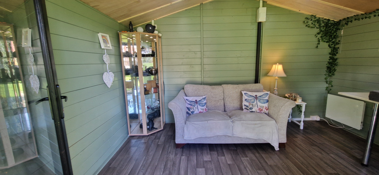 Another angle of the interior seating area
